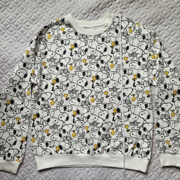 Peanuts Snoopy and Woodstock Sweatshirt Sz. M - Picture 3 of 5